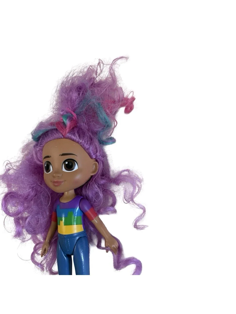 Gabby’s Dollhouse Craft-A-Riffic Doll Figure Toy Deluxe Rainbow Hair!
